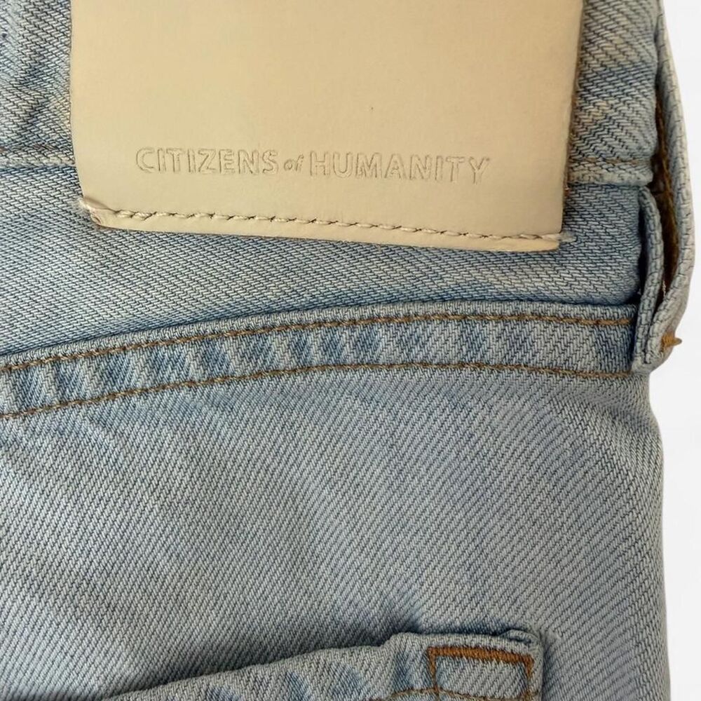 Citizens of Humanity Brynn Drawstring Wide Leg Jeans Cut Hem | Size 31 - Picture 6 of 8